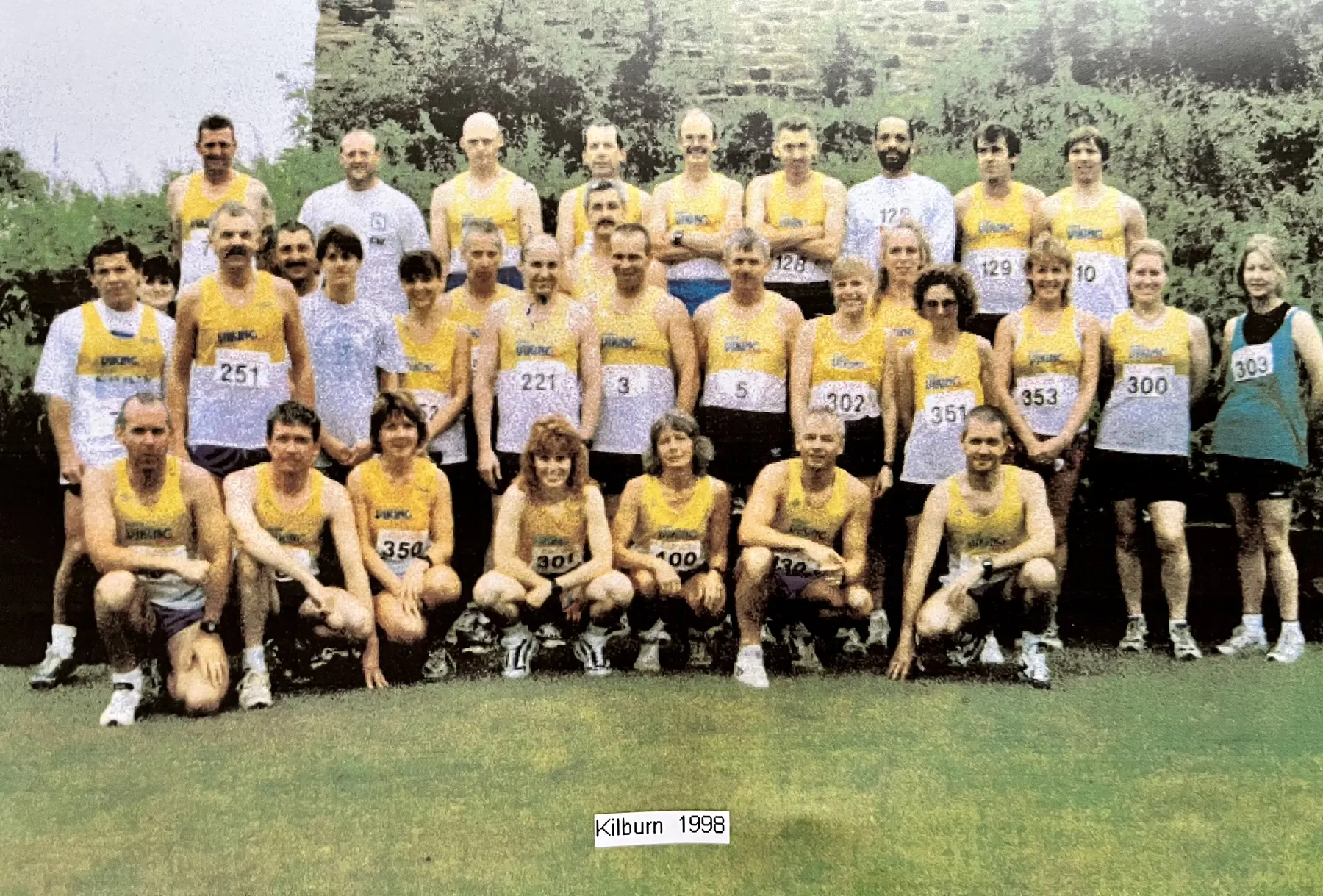 Goole Viking Striders team at Kilburn in 1998
