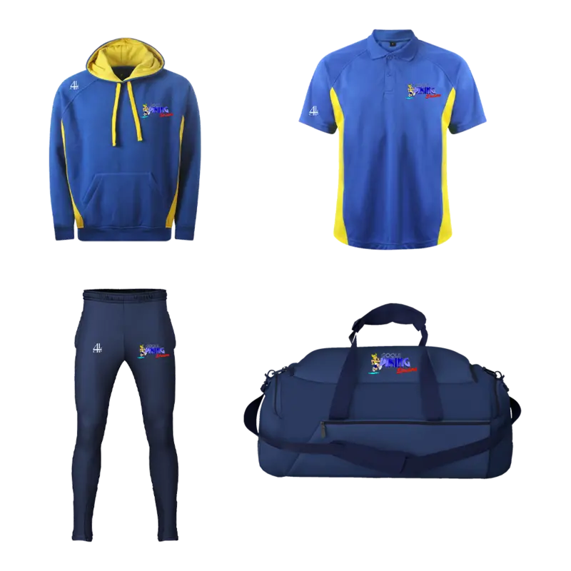 Bundle 2 in Goole Viking Striders blue and yellow club colours