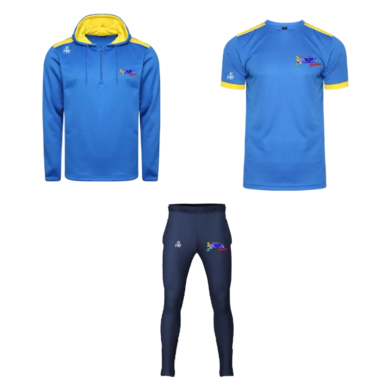Bundle 3 in Goole Viking Striders blue and yellow club colours