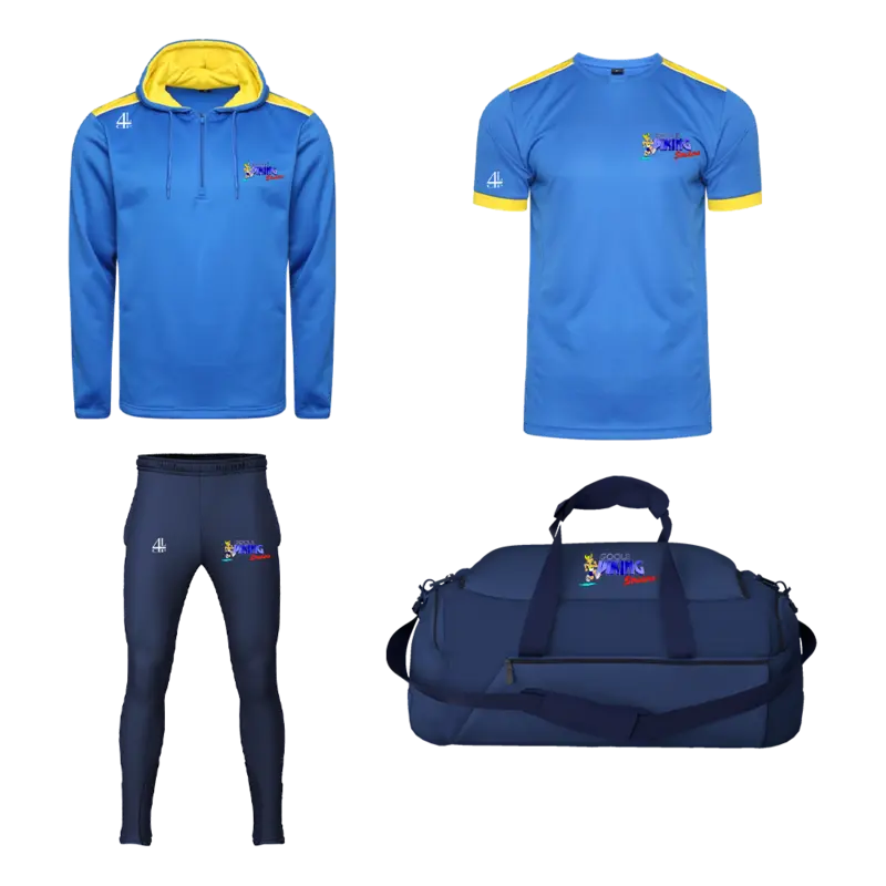 Bundle 4 in Goole Viking Striders blue and yellow club colours