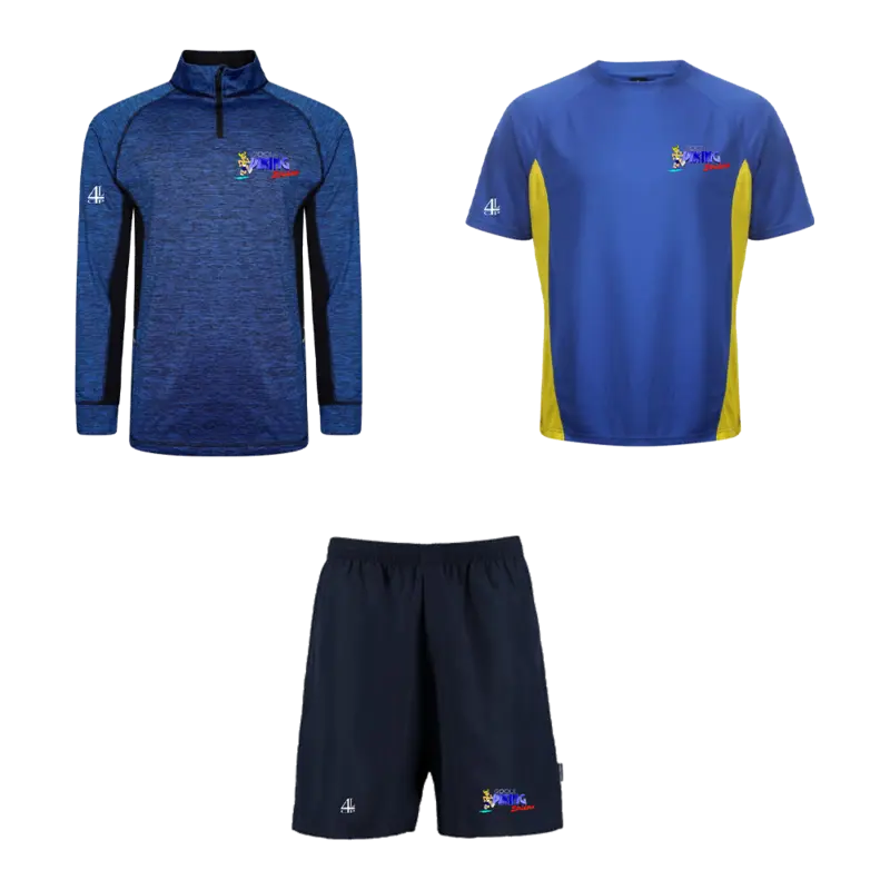 Bundle 5 in Goole Viking Striders blue and yellow club colours