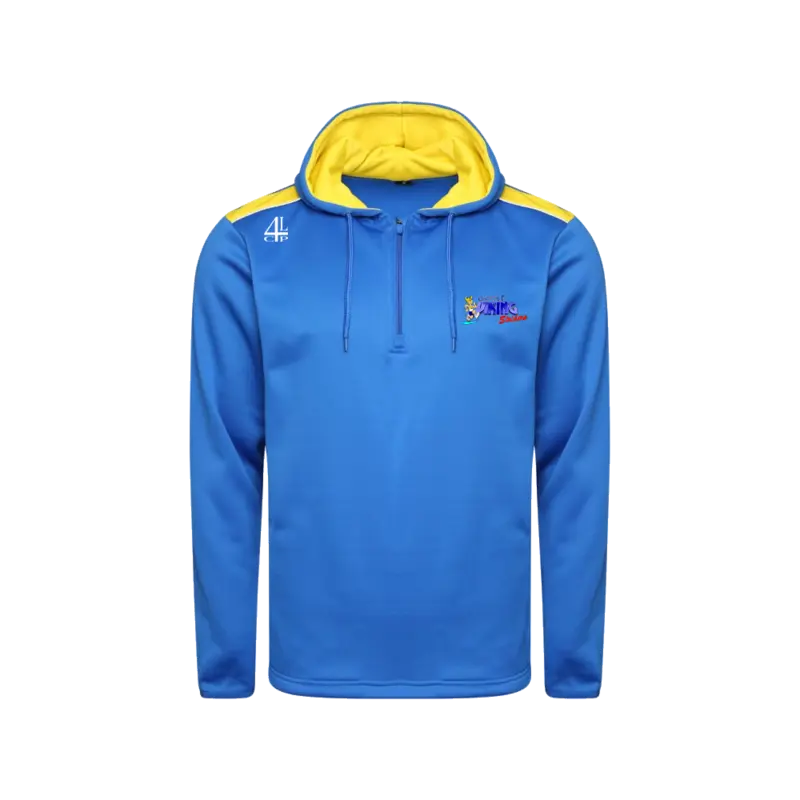 Heritage hoodie in Goole Viking Striders blue and yellow club colours