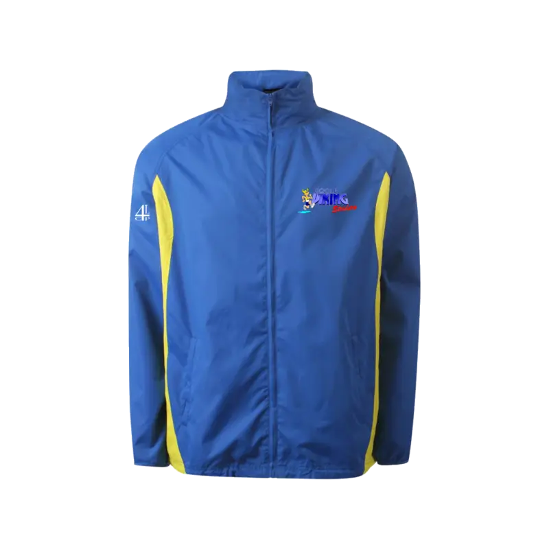 Tracksuit / shower top in Goole Viking Striders blue and yellow club colours